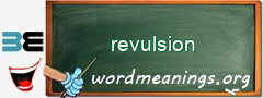 WordMeaning blackboard for revulsion